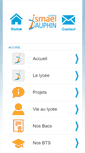 Mobile Screenshot of lycee-ismael-dauphin.fr